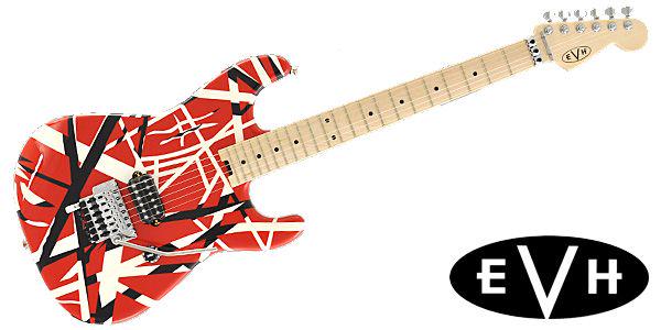 EVH / EVH Striped Red with Black Stripes アウトレット品