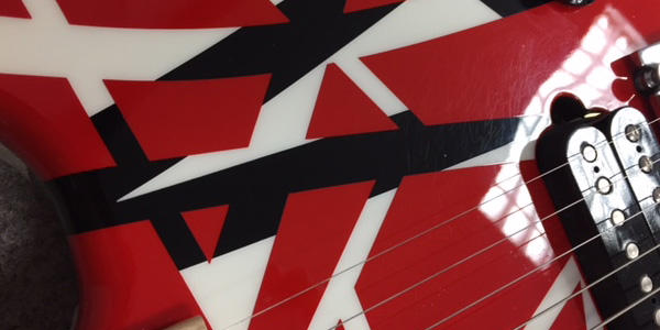 EVH / EVH Striped Red with Black Stripes アウトレット品