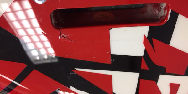 EVH / EVH Striped Red with Black Stripes アウトレット品