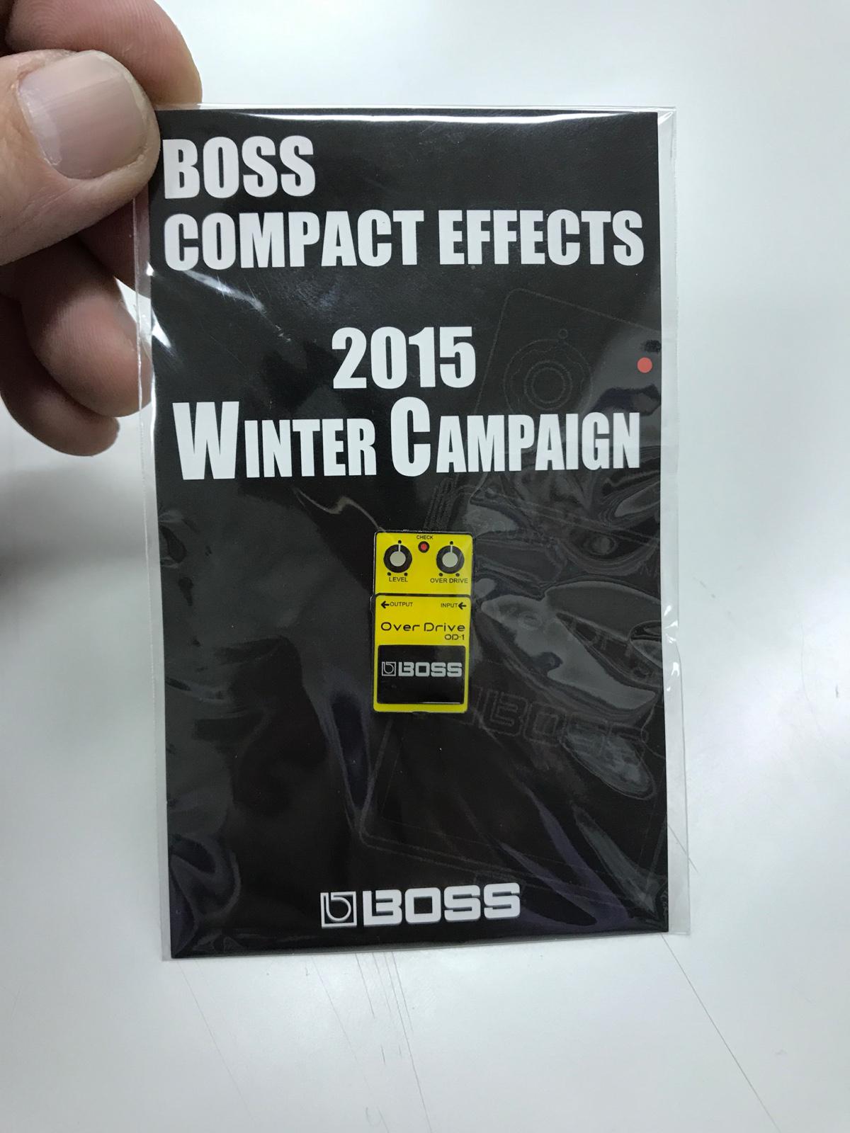 BOSS / BOSS 2015年 エフェクターピンバッジ