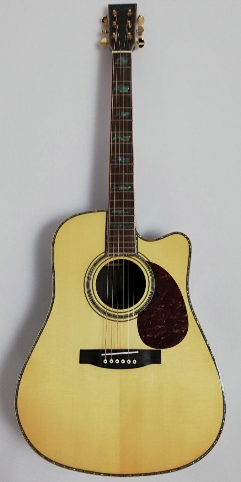 オール単板 Zenn ZD100CE オール単板 エレアコ デュアルピックアップ 