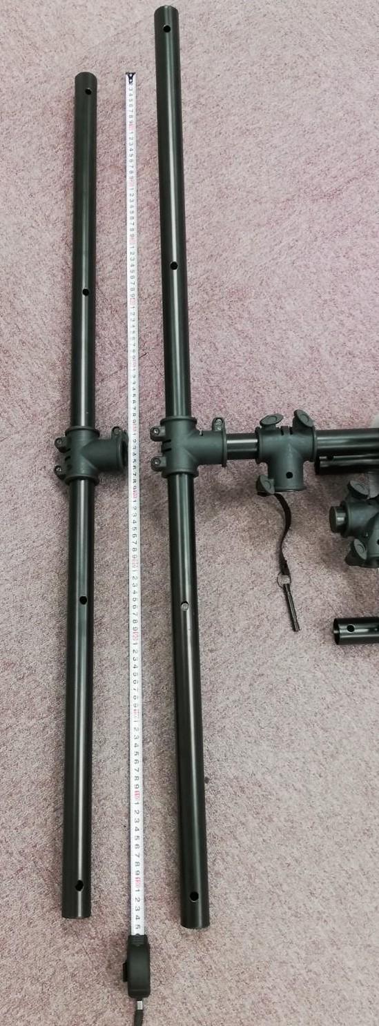 不明 / 照明スタンド トラス 1.5m ×2 付き