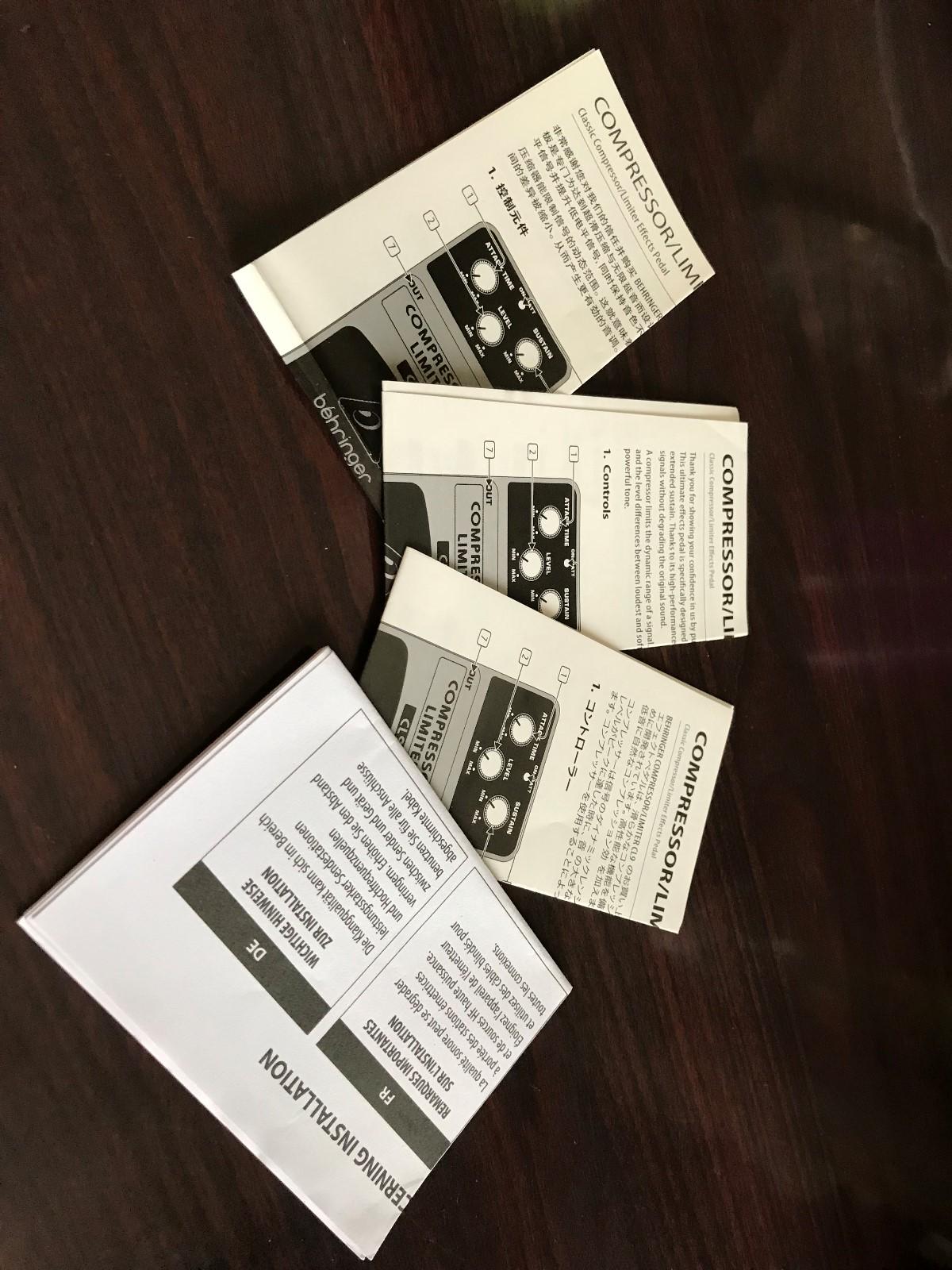 Behringer / Behringer コンプレッサー COMPRESSOR/LIMITER CL9