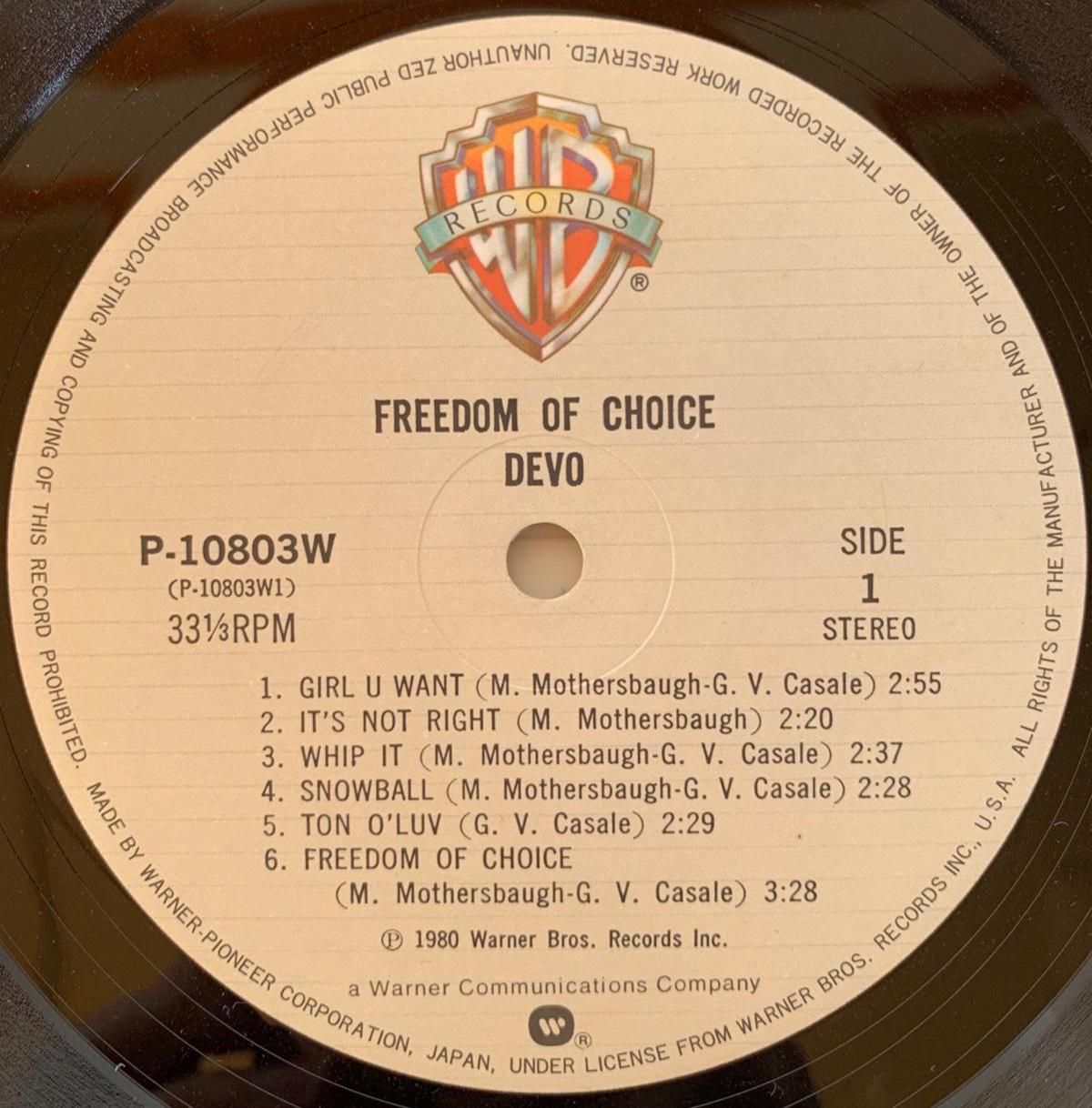 DEVO / Freedom of Choice