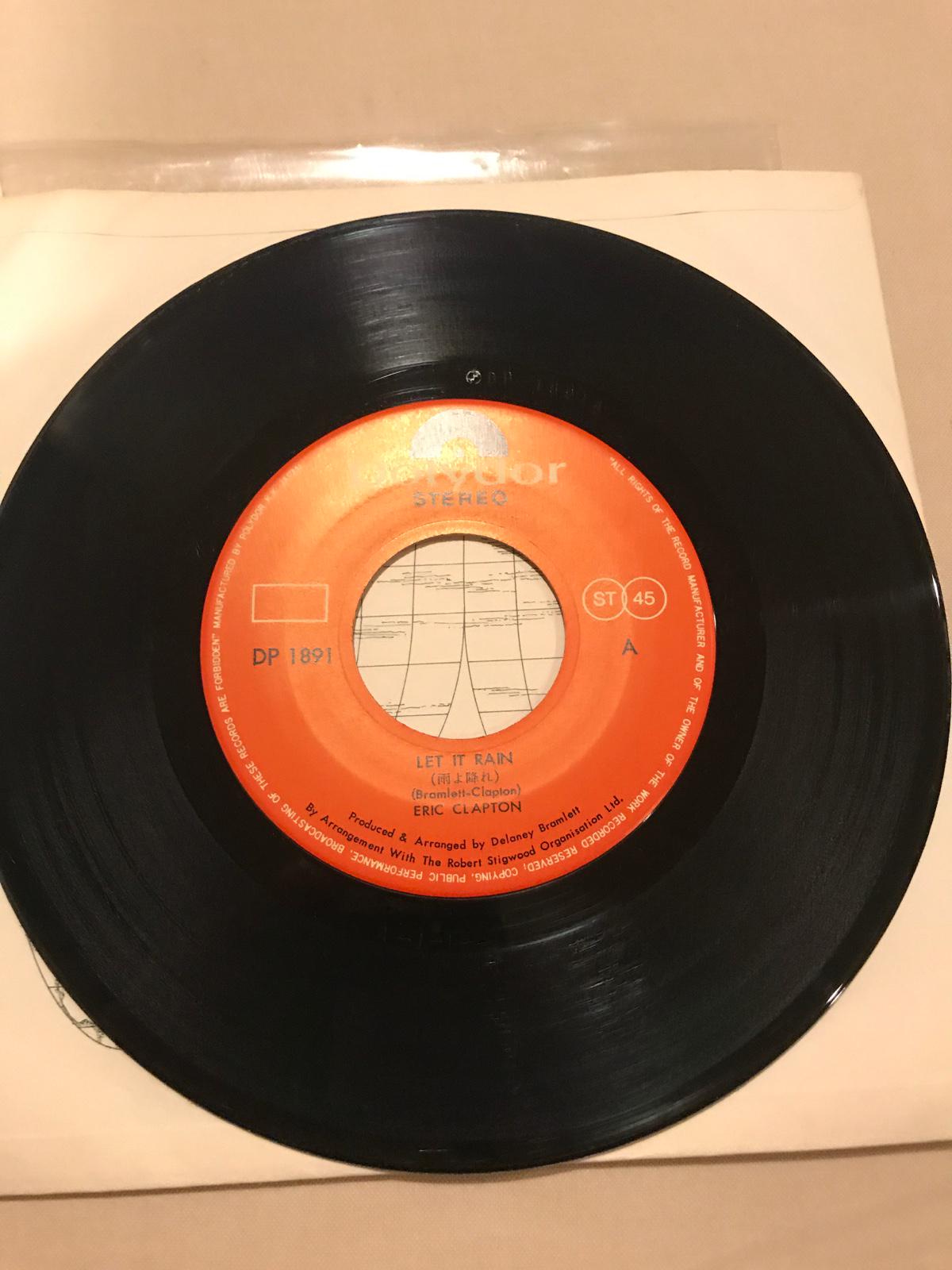 ポリドール / エリック・クラプトン 雨よ降れ 国内盤EP
