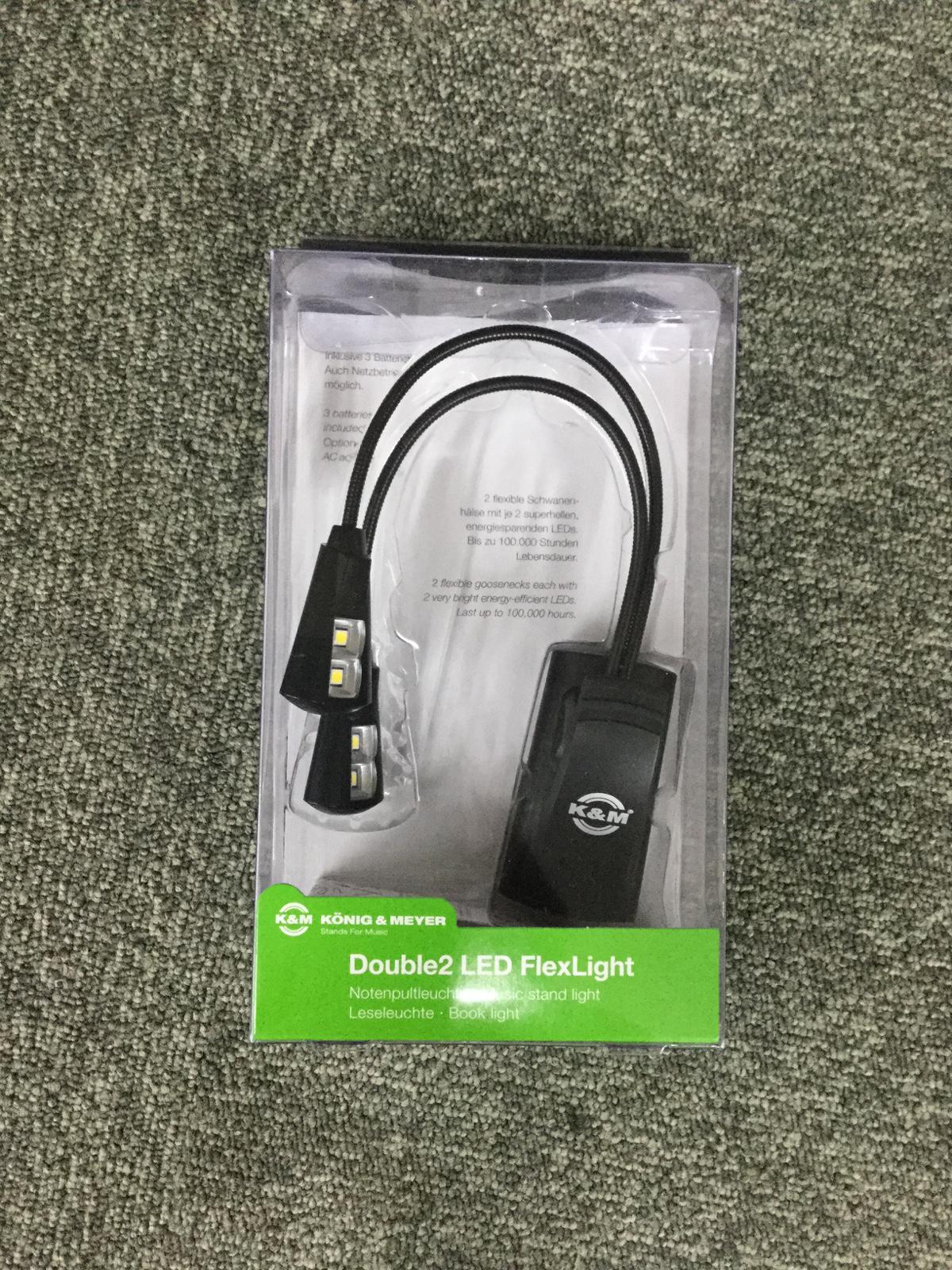 K&M (ケーアンドエム) / 12244 譜面台ライト Double 2 LED Flex Light C0499