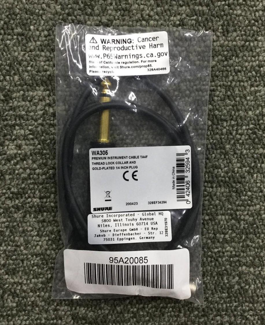 SHURE (シュアー) / WA305 接続ケーブル C0528