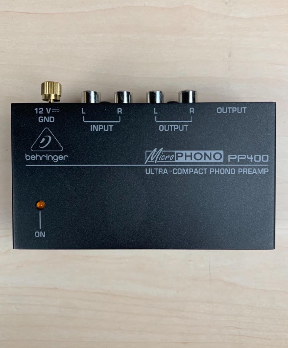 BEHRINGER (ベリンガー) / PP400 MICROPHONO フォノプリアンプ 1/2