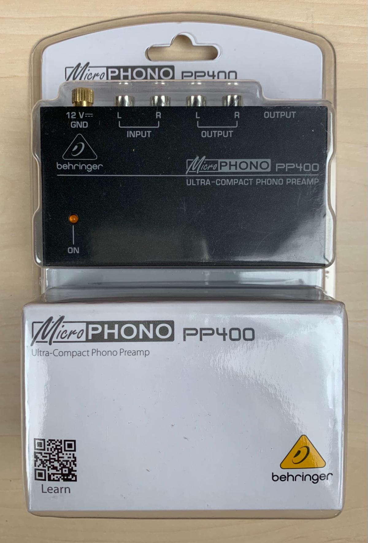 BEHRINGER (ベリンガー) / PP400 MICROPHONO フォノプリアンプ 1/2