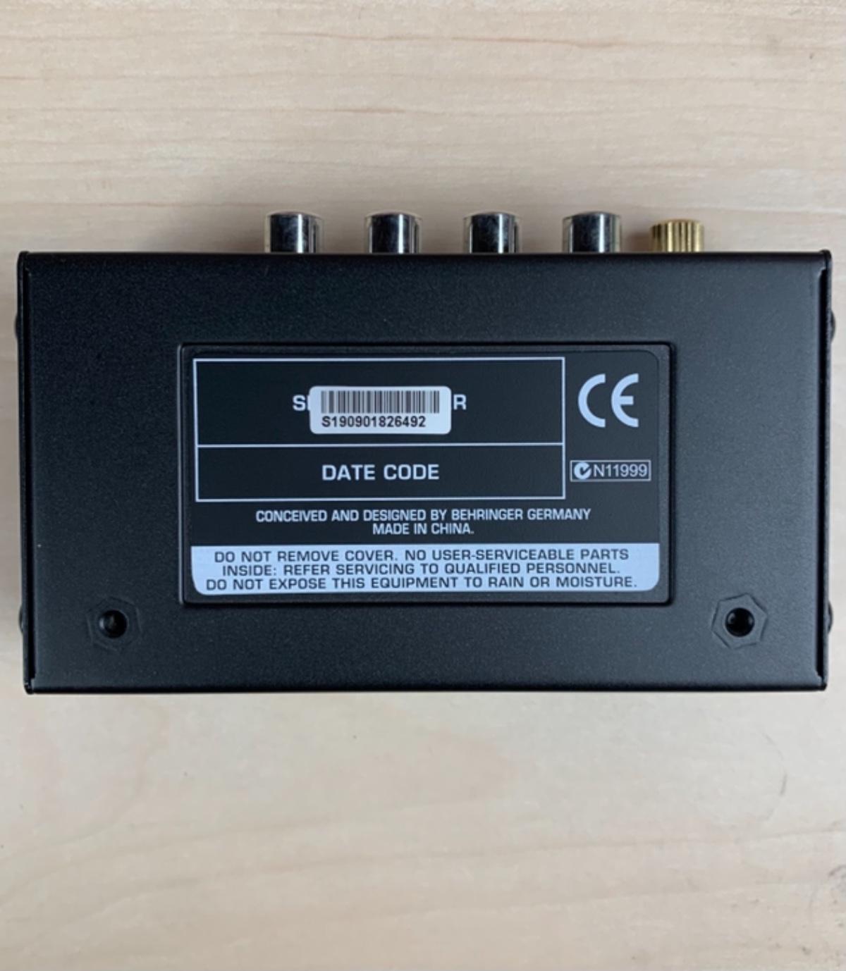 BEHRINGER (ベリンガー) / PP400 MICROPHONO フォノプリアンプ 2/2