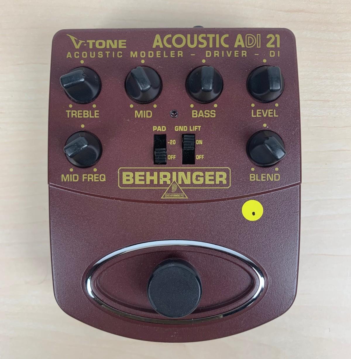 BEHRINGER (ベリンガー) / ADI21 V-Tone Acoustic アコースティックギター用プリアンプ