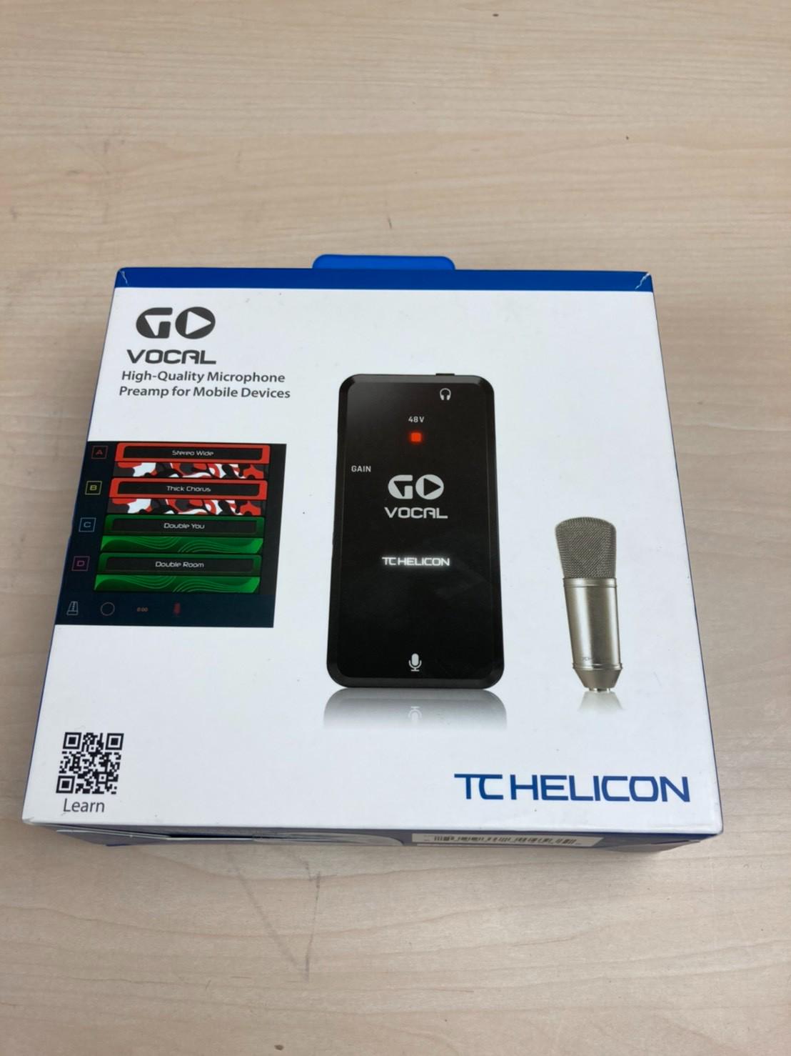 TC HELICON (ティーシーヘリコン) / GO VOCAL スマホ用マイクプリアンプ 1/2
