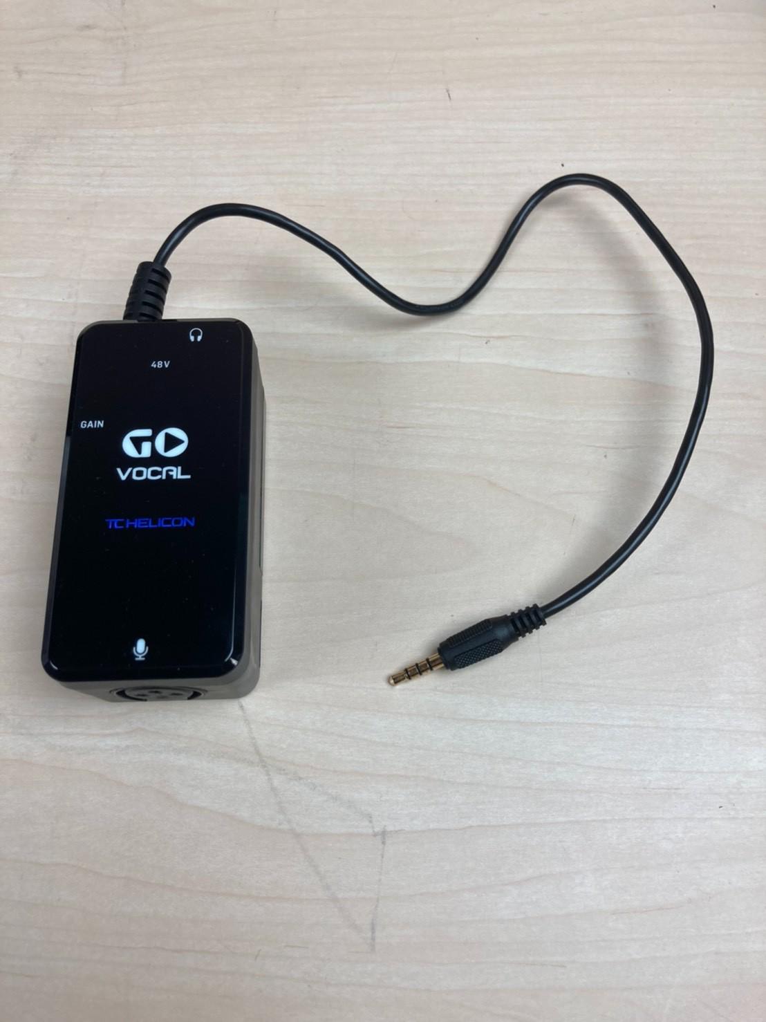TC HELICON (ティーシーヘリコン) / GO VOCAL スマホ用マイクプリアンプ 1/2
