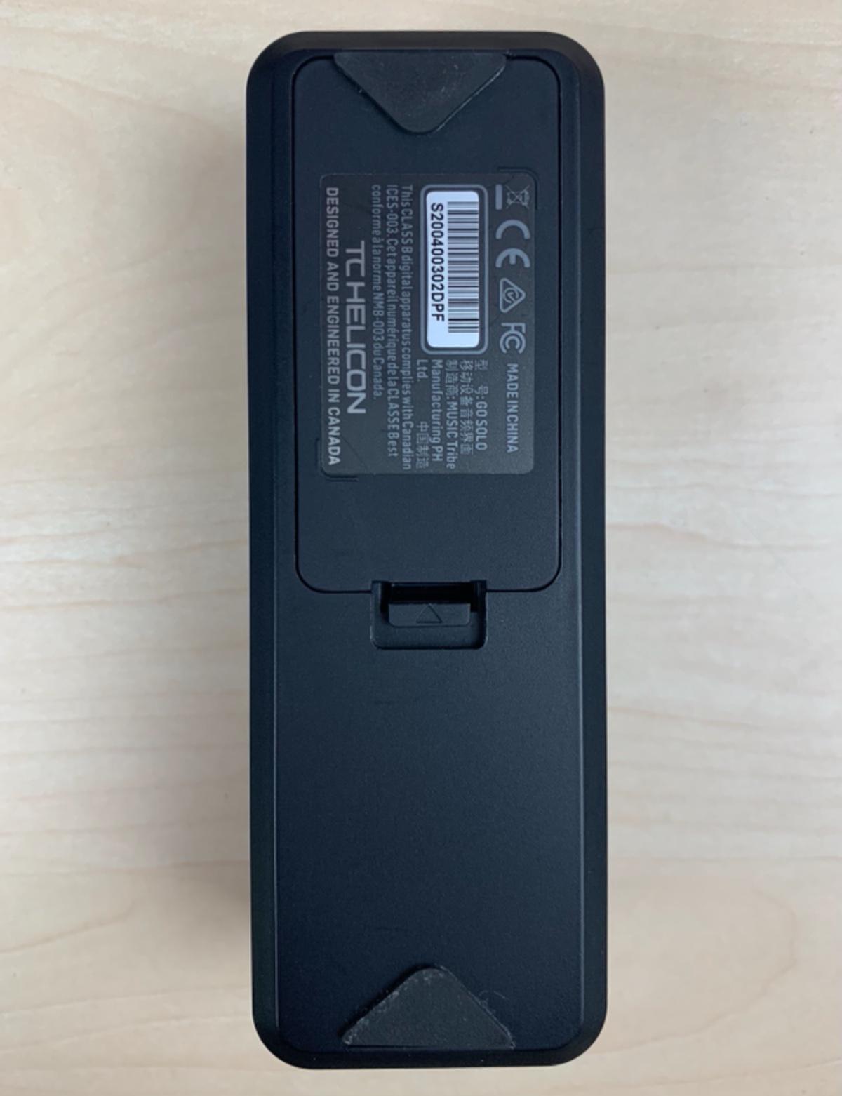 TC HELICON (ティーシーヘリコン) / GO SOLO オーディオインターフェイス