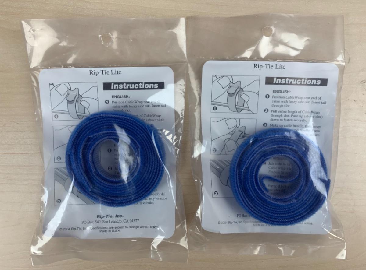 RIP-TIE (リップタイ) / Y-06-IPL-BU ケーブルラップ 2個セット S0041