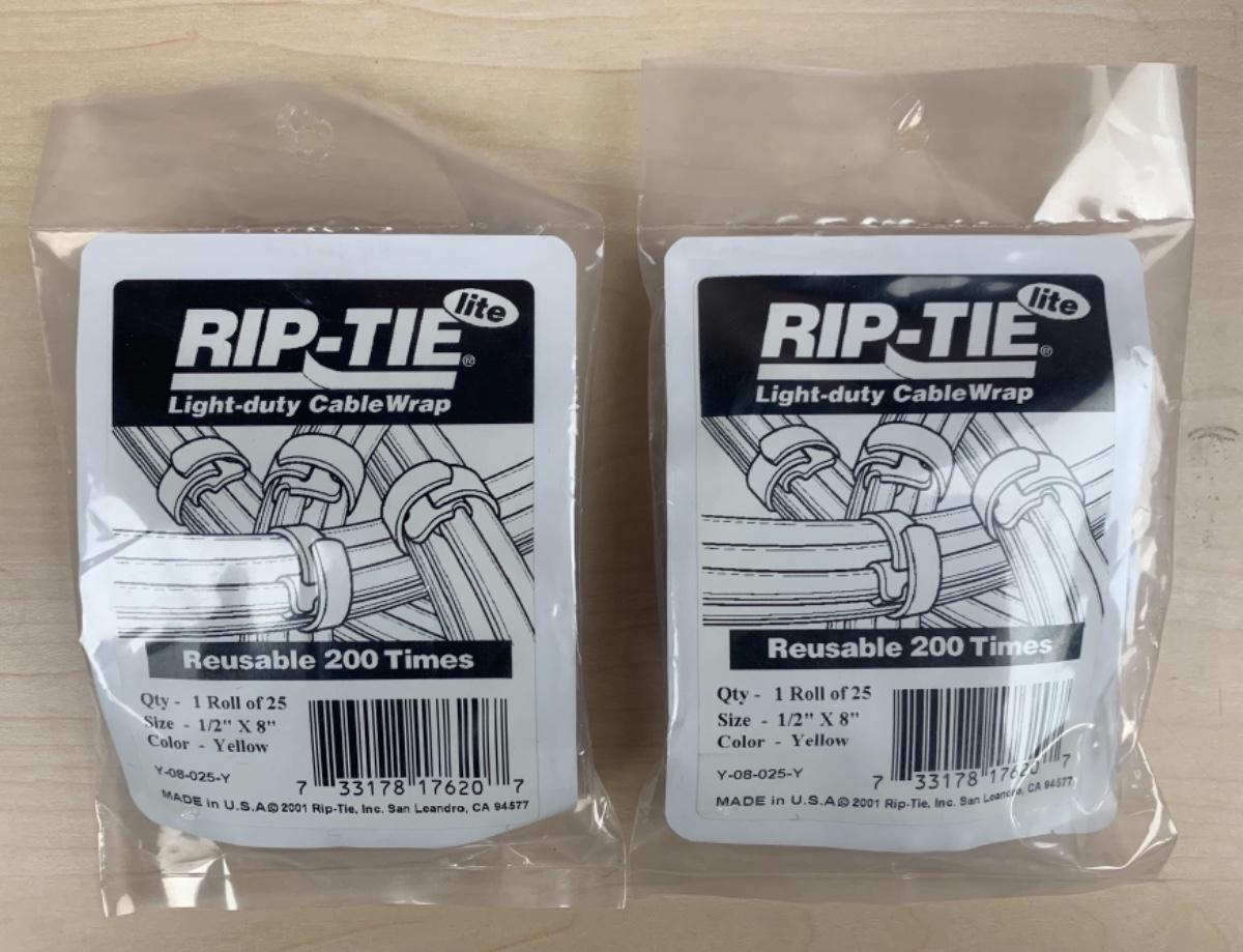 RIP-TIE (リップタイ) / Y-06-IPL-BU ケーブルラップ 2個セット S0041