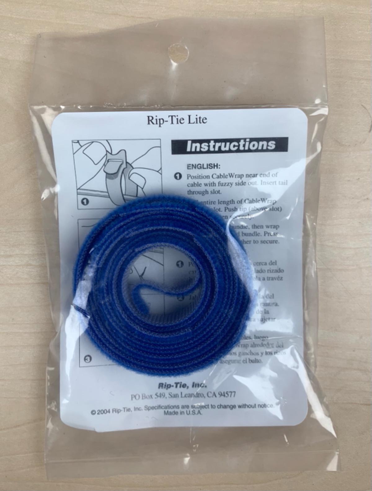 RIP-TIE (リップタイ) / Y-06-IPL-BU ケーブルラップ 2個セット S0041