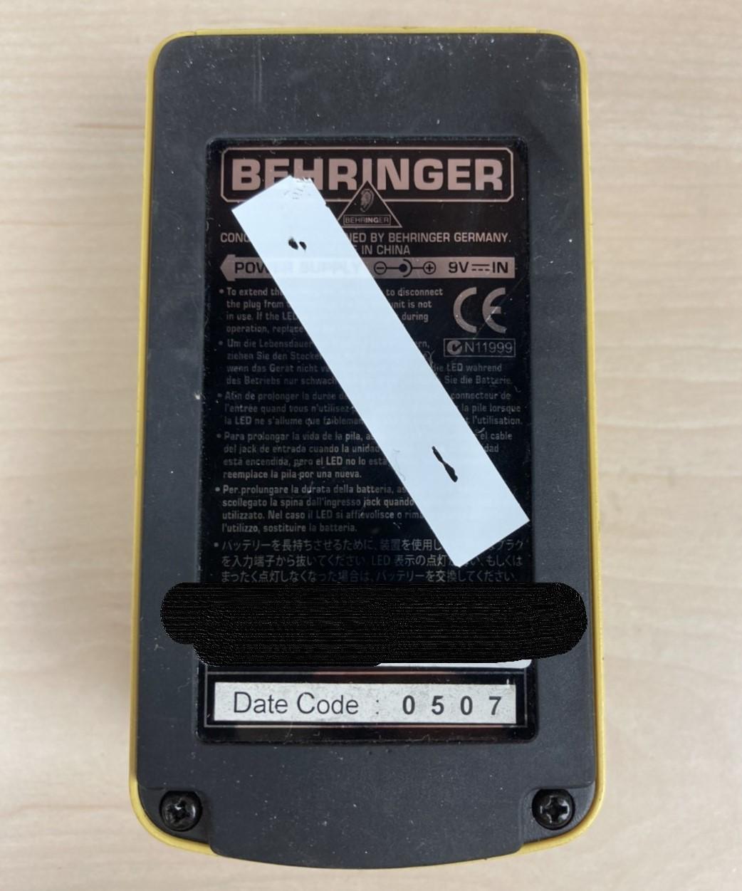 BEHRINGER (ベリンガー) / EQ700 Graphic Equalizer 7バンドグラフィックイコライザー