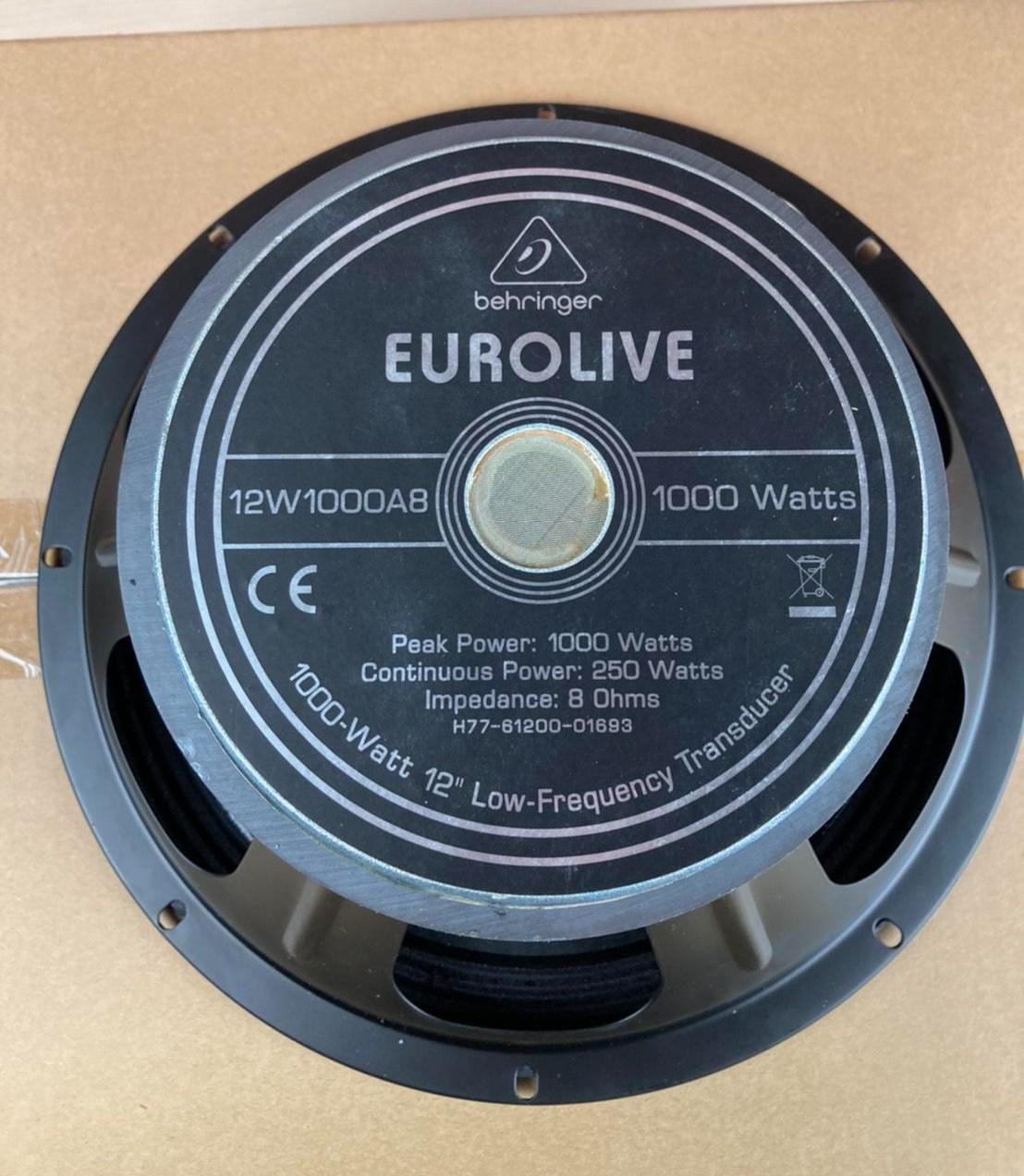 BEHRINGER (ベリンガー) / B212D EUROLIVE パワードスピーカー用交換ユニット ■W25 1/2