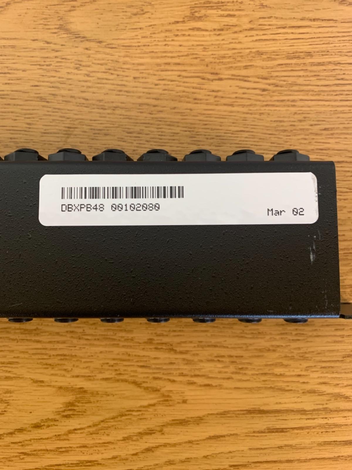 DBX / PB-48 パッチベイ 1/4 S0130