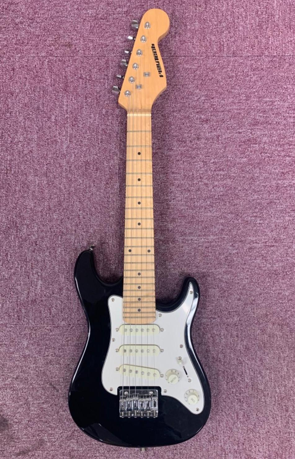 PLAYTECH (プレイテック) / ST025 Black 570mmスケール ミニギター A0475