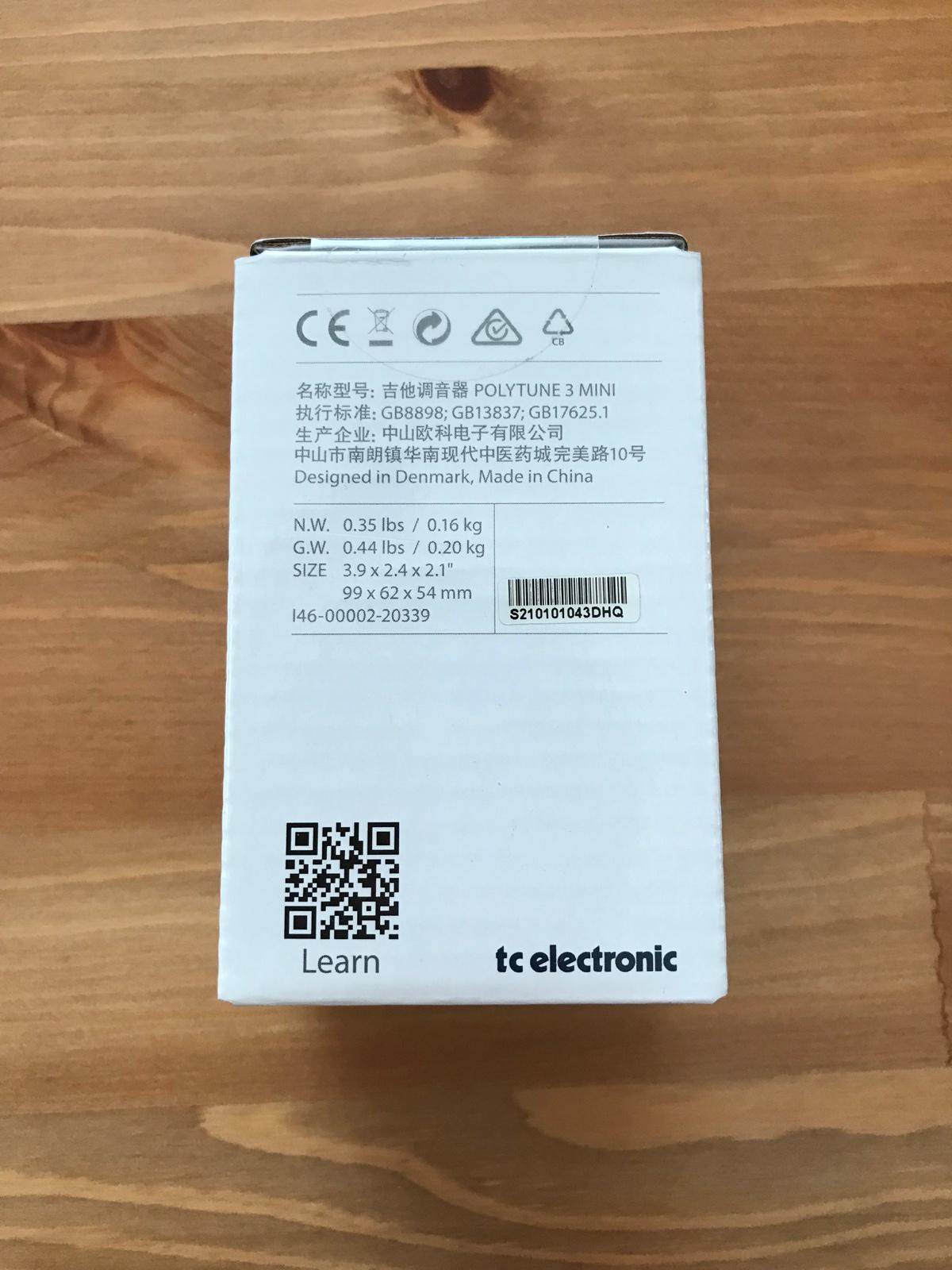 TC ELECTRONIC (ティーシーエレクトロニック) / POLYTUNE 3 MINI ペダルチューナー