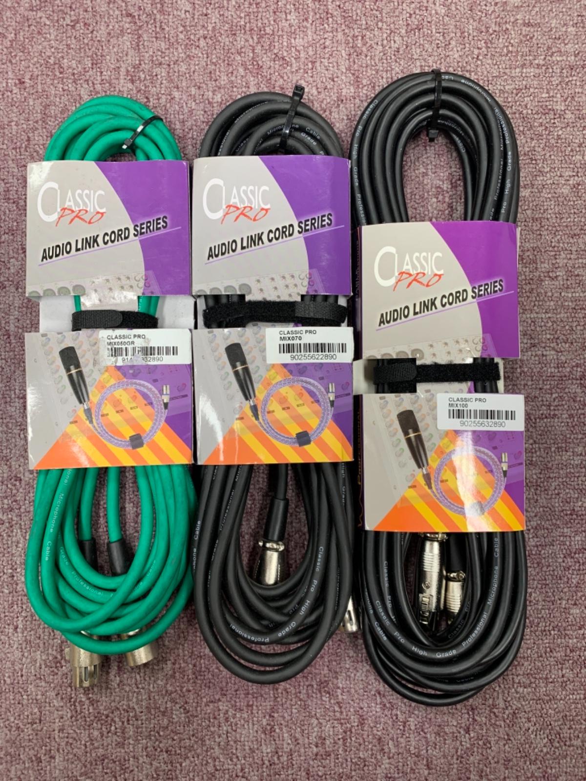 CLASSIC PRO (クラシックプロ) / MIX050 MIX070 MIX100 マイクケーブル 3本セット A0639