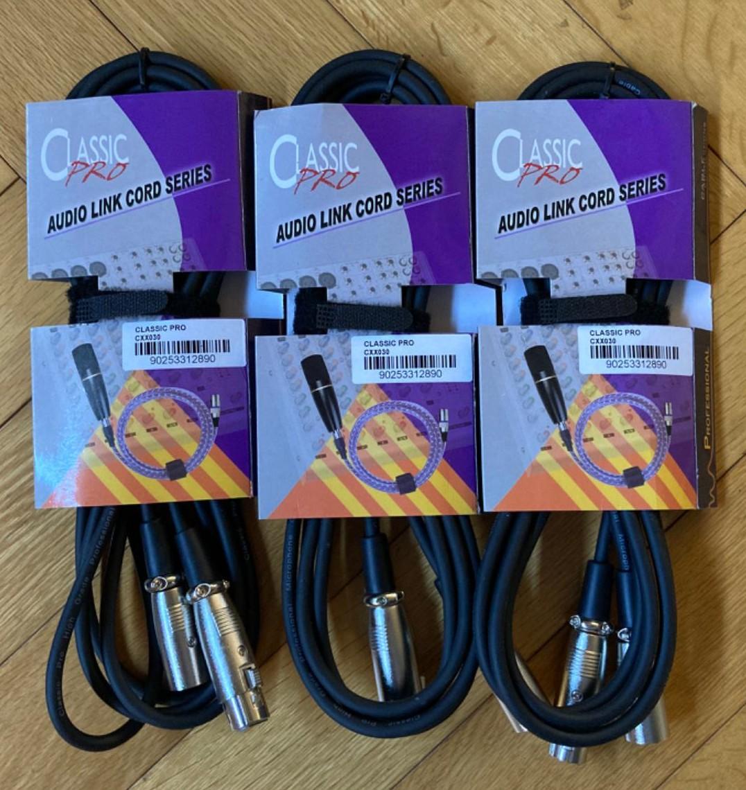 CLASSIC PRO (クラシックプロ) / CXX030 機材用ケーブル 2本 S0294
