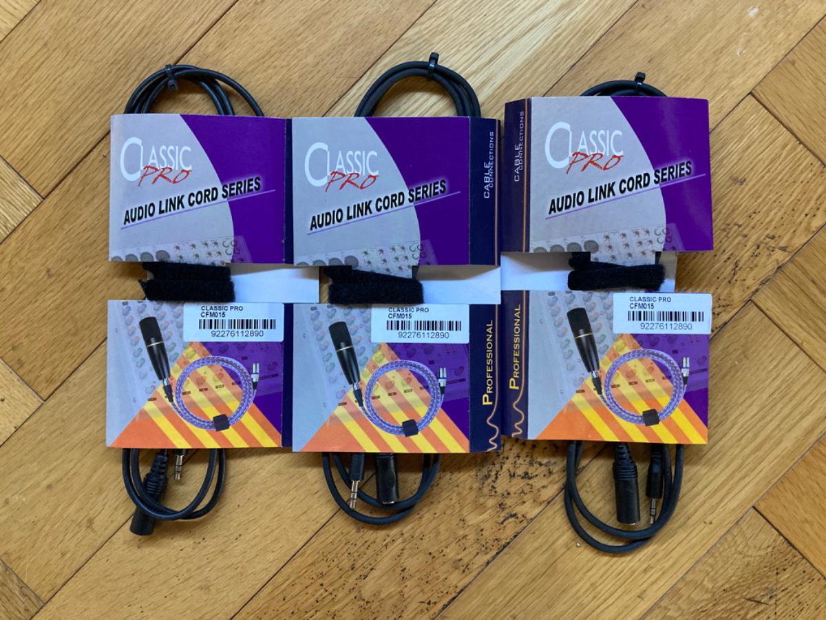 CLASSIC PRO (クラシックプロ) / CFM015 & CFM0015 延長ケーブル ステレオミニ セット S0280