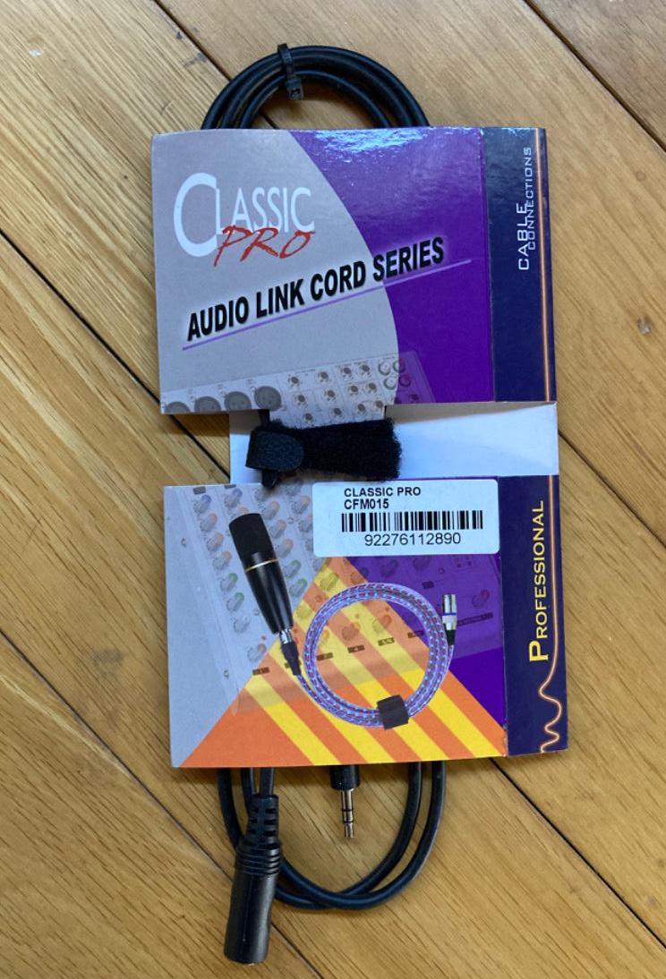 CLASSIC PRO (クラシックプロ) / CFM0015 & CFM015 & CFM030 延長ケーブル ステレオミニ S0281