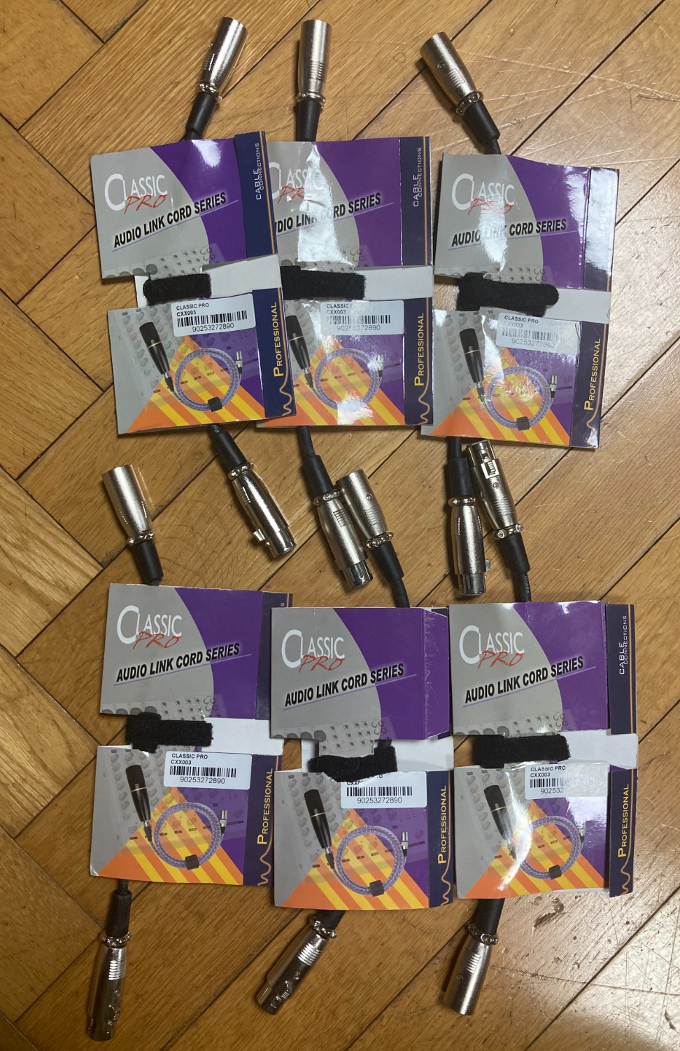 CLASSIC PRO (クラシックプロ) / CXX003 機材用ケーブル 30cm 6本 S0404