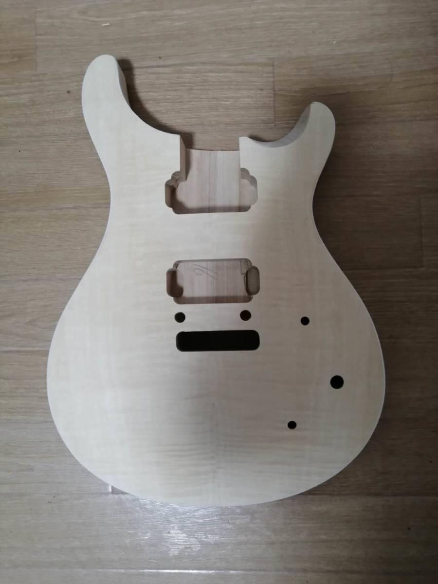 Showman / エレキギター自作キット PRSモデル 虎目メイプルトップ 座繰り済