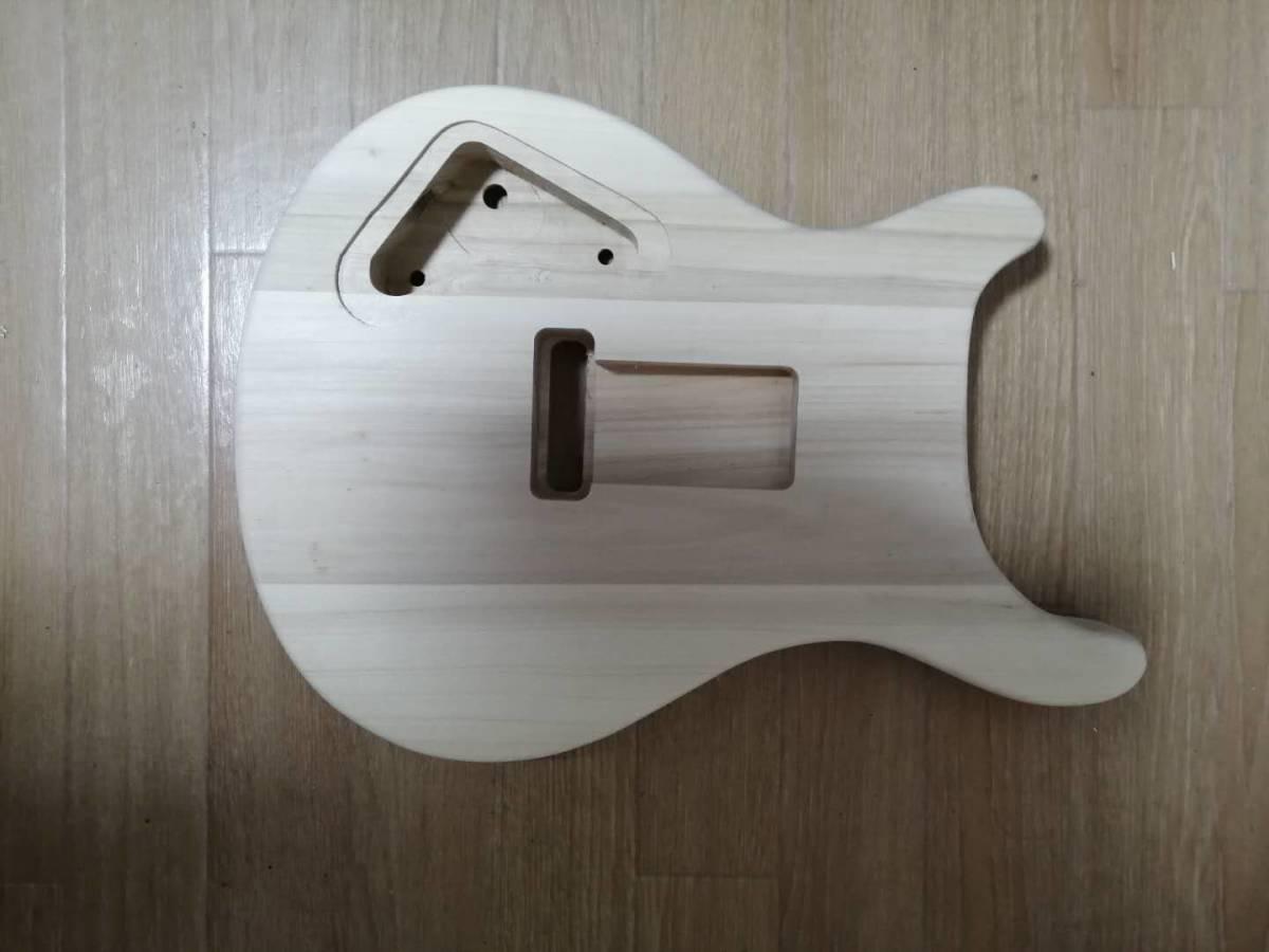 Showman / エレキギター自作キット PRSモデル 虎目メイプルトップ 座繰り済