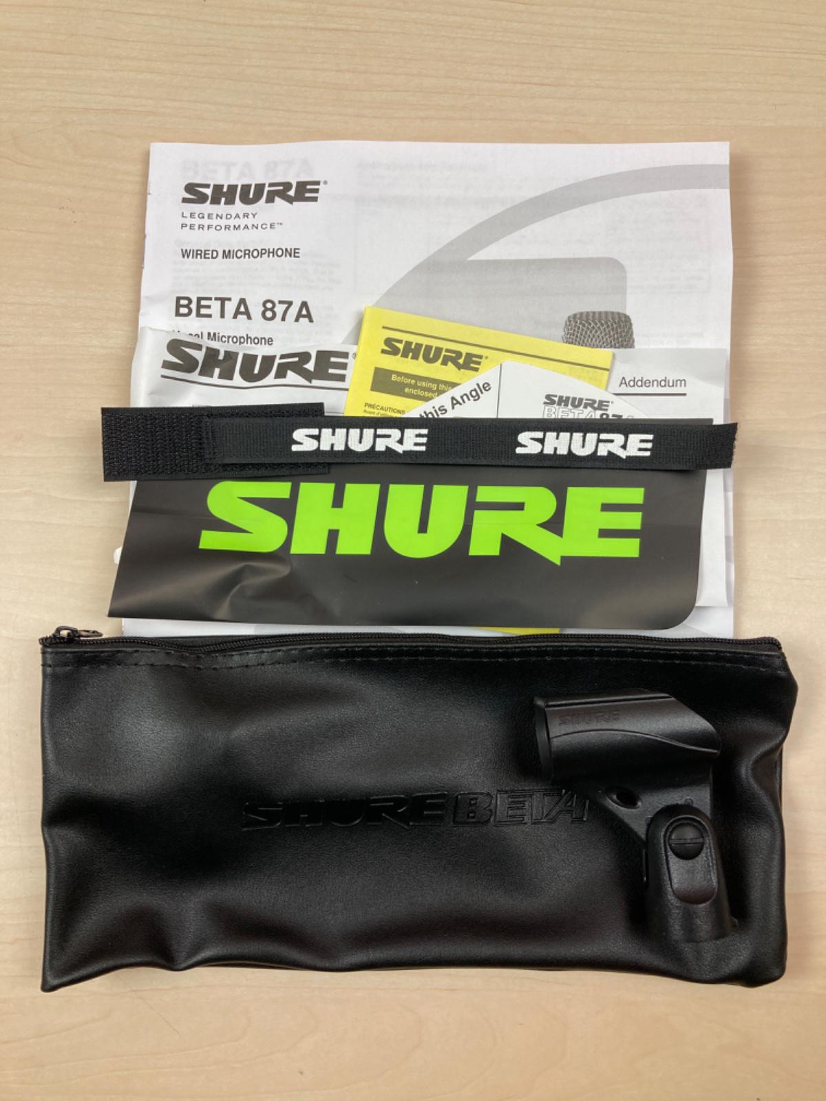 SHURE (シュアー) / BETA87A ボーカル用コンデンサーマイク D0236