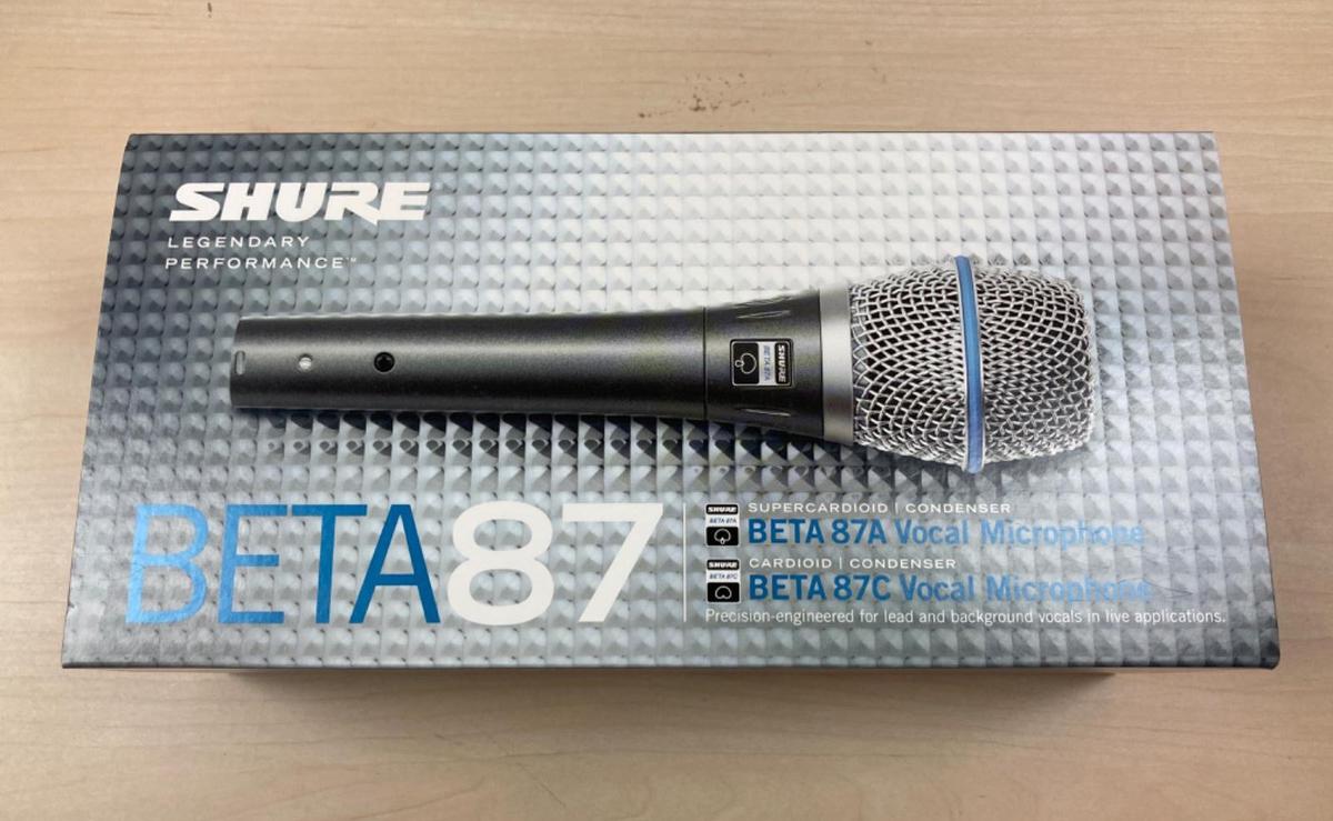 SHURE (シュアー) / BETA87A ボーカル用コンデンサーマイク D0236