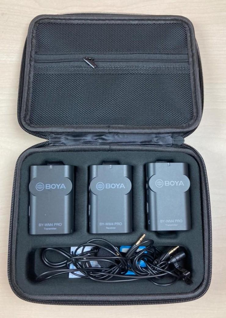 BOYA (ボーヤ) / BY-WM4 PRO-K2 カメラ/スマホ用ワイヤレスマイク TRS/TRRS接続 D0260