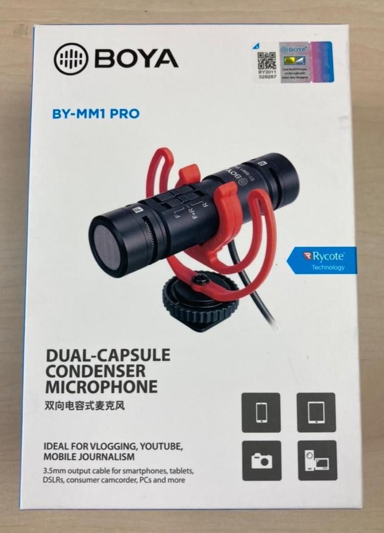 BOYA (ボーヤ) / BY-MM1 PRO デュアルカプセルコンデンサーマイク D0266