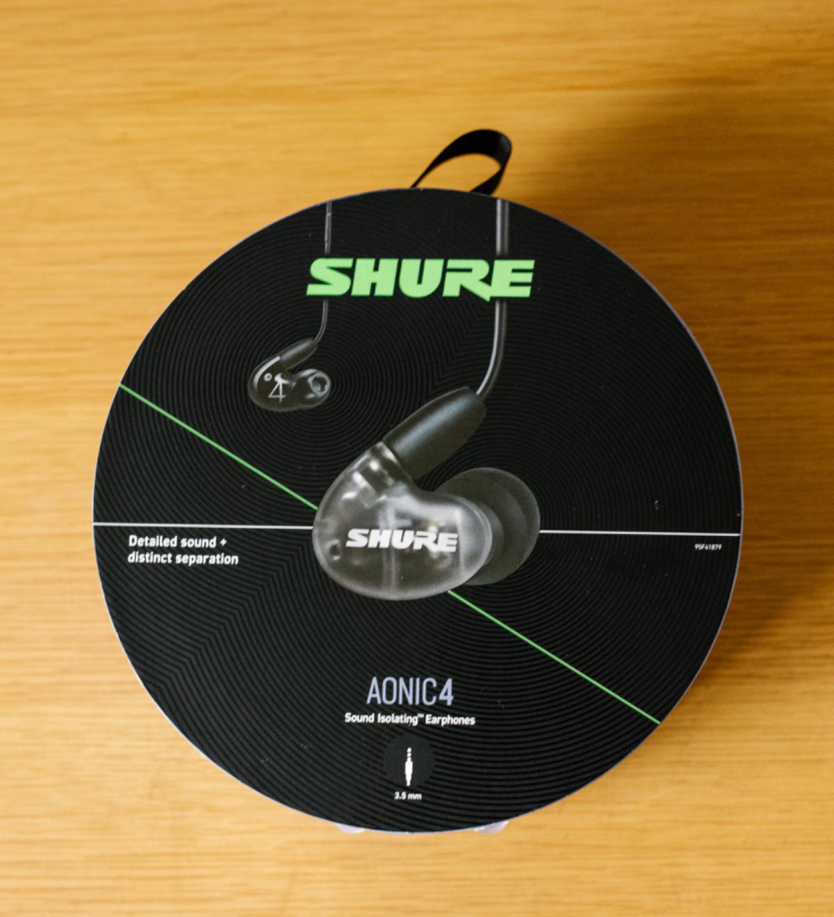 SHURE / AONIC4 SE42HYBK+UNI-A ブラック 高遮音性イヤホン