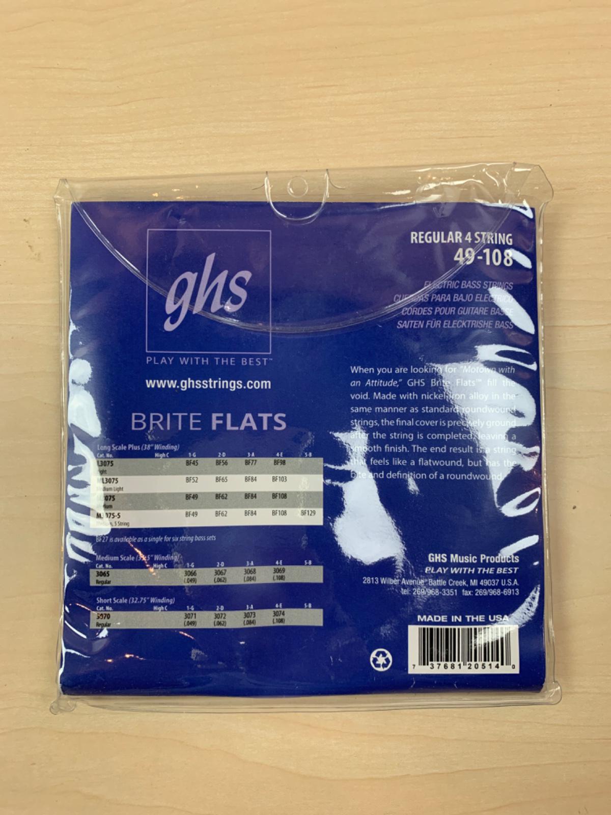 GHS (ジーエイチエス) / 3065 MEDIUM SCALE BRITE FLATS - Regular D0372