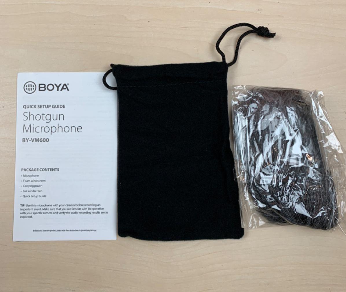 BOYA (ボーヤ) / BY-VM600 一眼レフ向け高音質ショットガンマイク D0474
