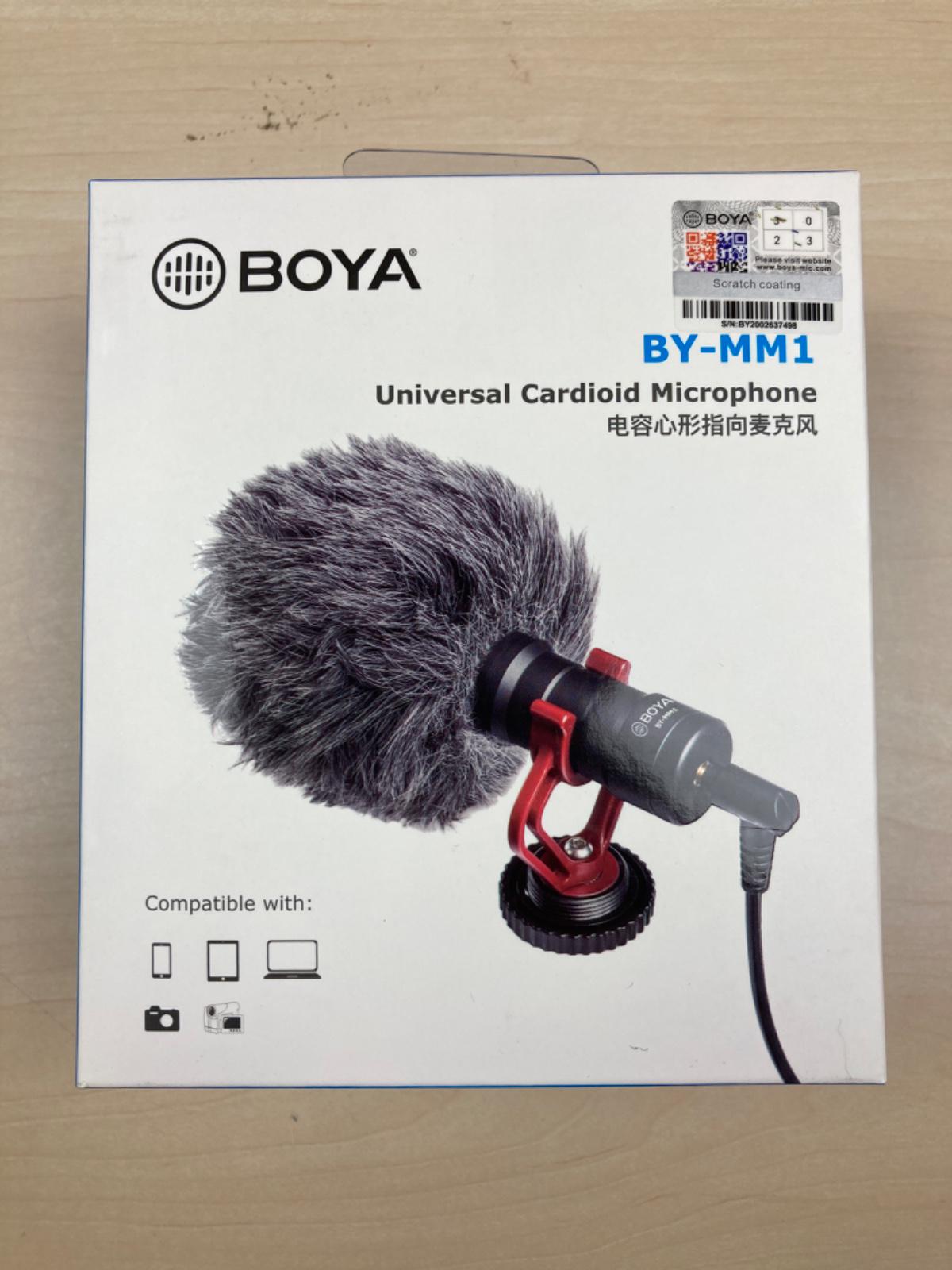 BOYA (ボーヤ) / BY-MM1 スマホ・一眼レフ用ビデオマイク D0481