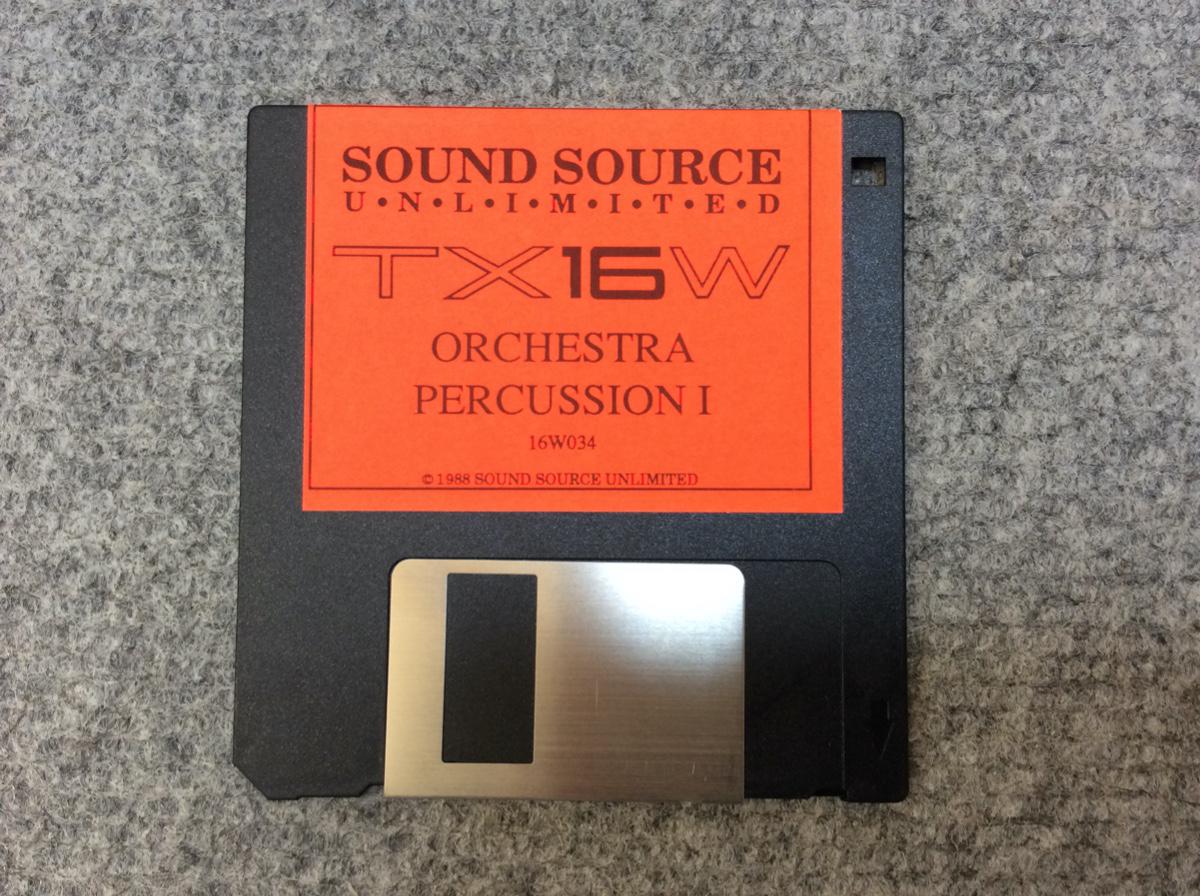 ヤマハ / ヤマハサンプラーTX16W用サウンドデータ集(フロッピーディスク)