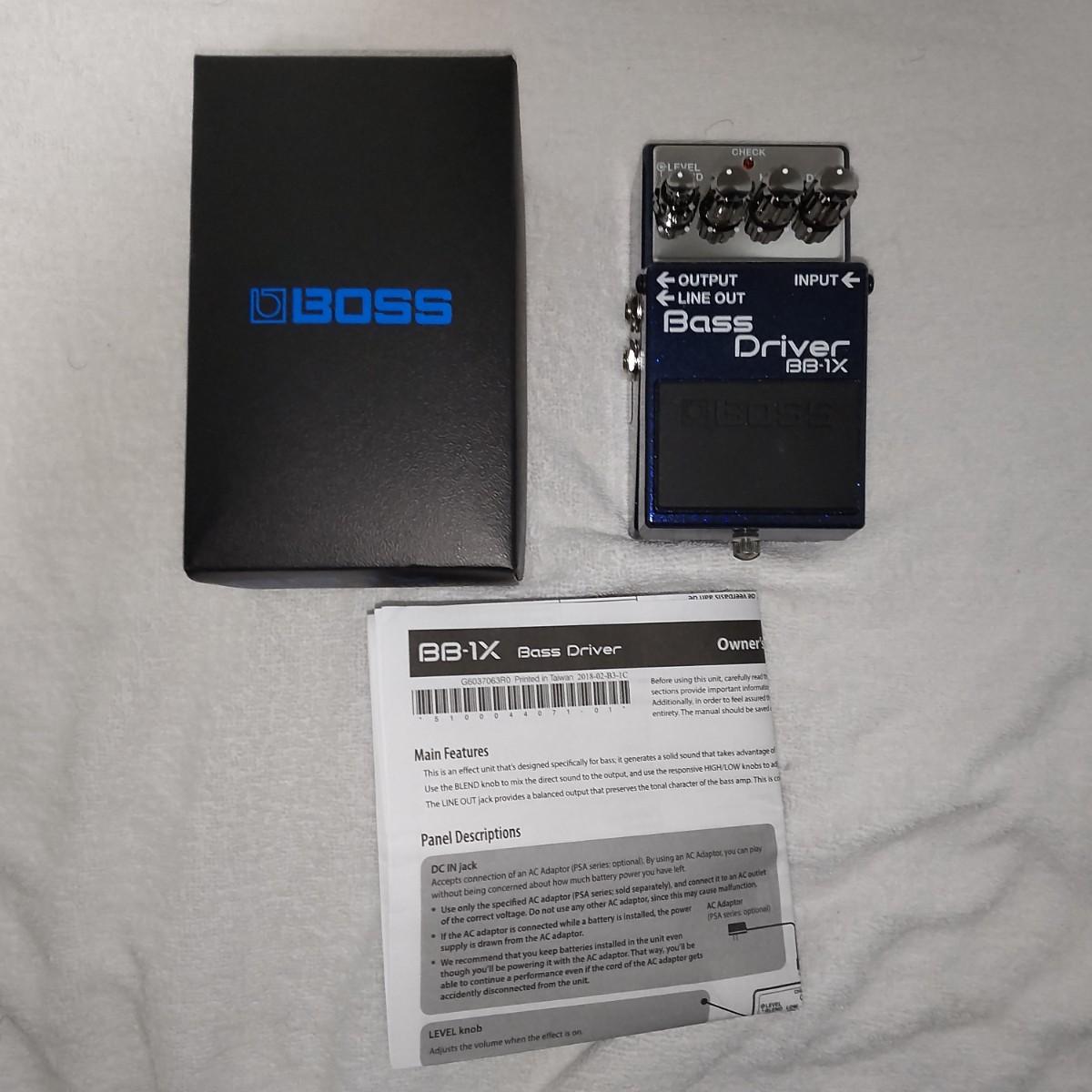 BOSS (ボス) / BB-1X Bass Driver ベース用プリアンプ