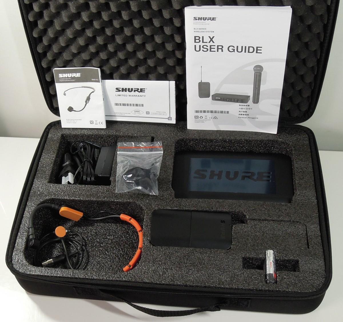 SHURE / SHURE BLX14J/SM31-JB◆ワイヤレス ヘッドセット マイク◆セット◆