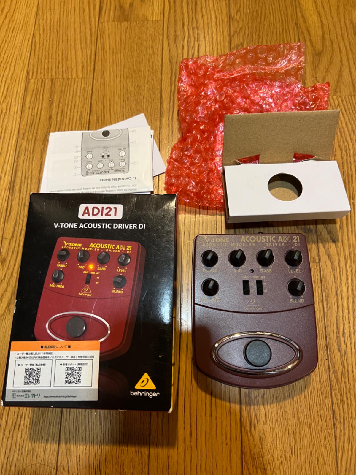 BEHRINGER (ベリンガー) / ADI21 V-Tone Acoustic アコースティックギター用プリアンプ