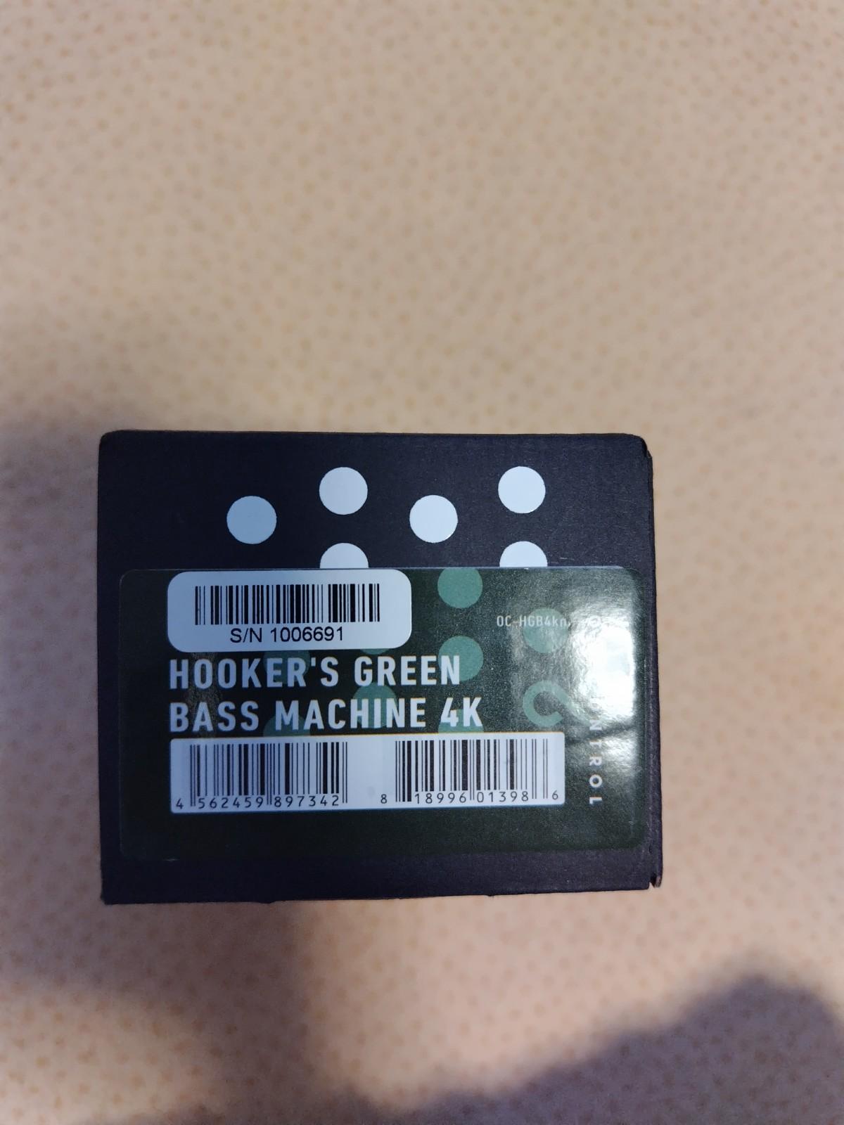 One Control (ワンコントロール) / Hooker's Green Bass Machine 4K