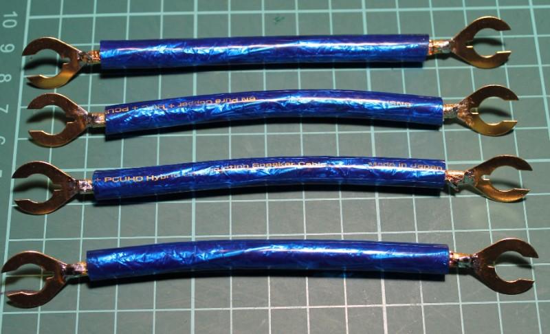 ZONOTONE / 2200αZONOTONE ジャンパーケーブル14cm C型8mm金プラグ付