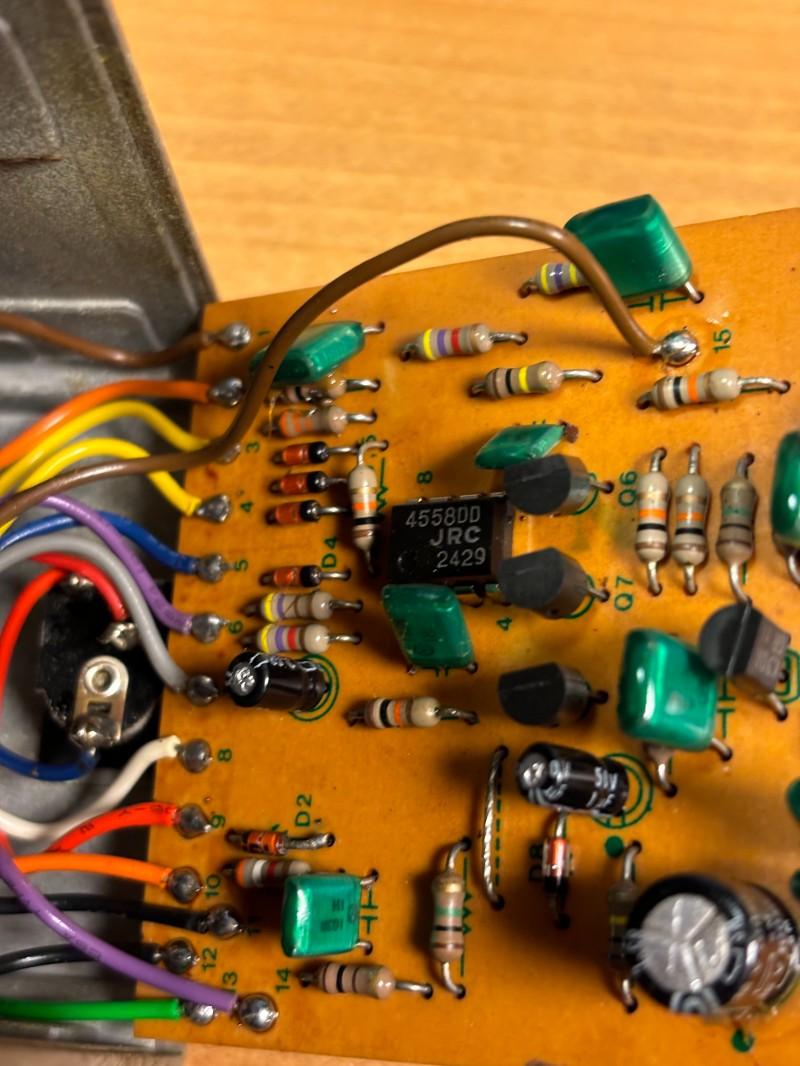 BOSS (ボス) / OD-1 日本製 黒ネジ JRC4558DD 82年製