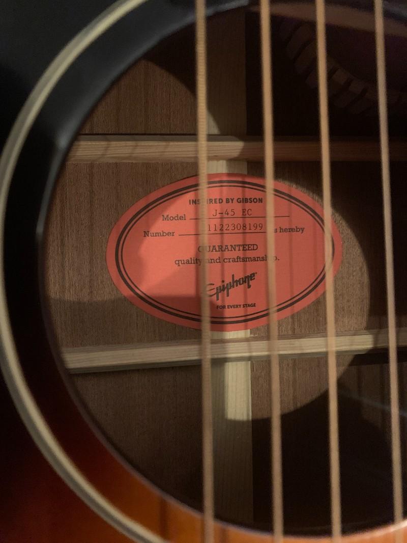 EPIPHONE (エピフォン) / 【未使用】Masterbilt Inspired by Gibson J-45 EC