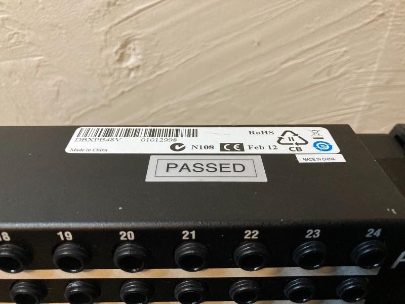 dbx (ディービーエックス) / PB48 パッチベイ